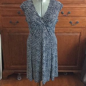 Chaps polka dot dress